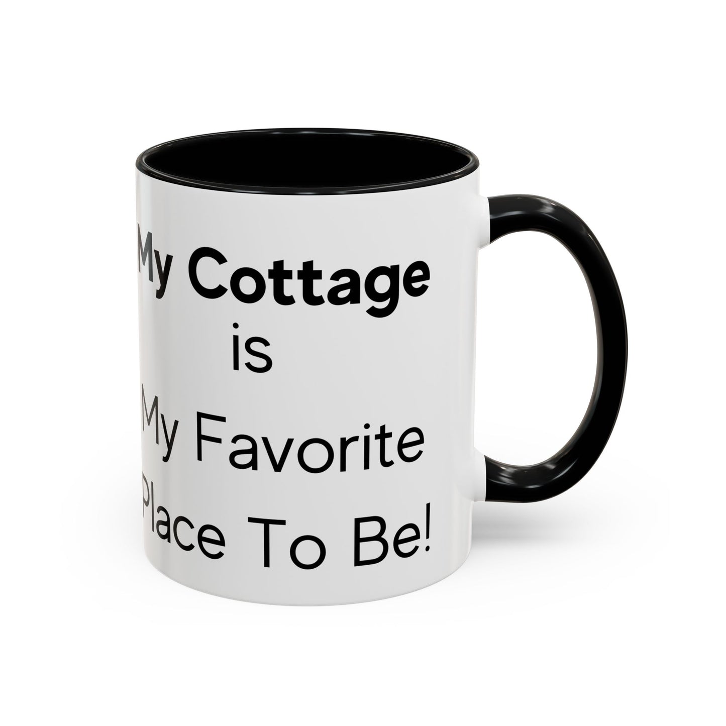My cottage is My Favorite Place to Be Two-Tone Coffee Mug, 11oz