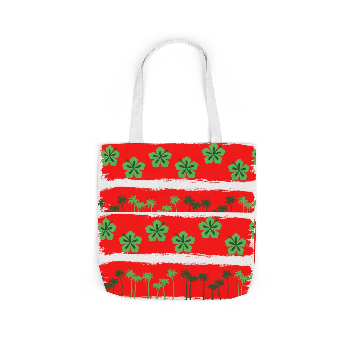 Tropical Delight: Red Hawaiian All-Over-Print Tote bag