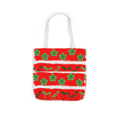Tropical Delight: Red Hawaiian All-Over-Print Tote bag