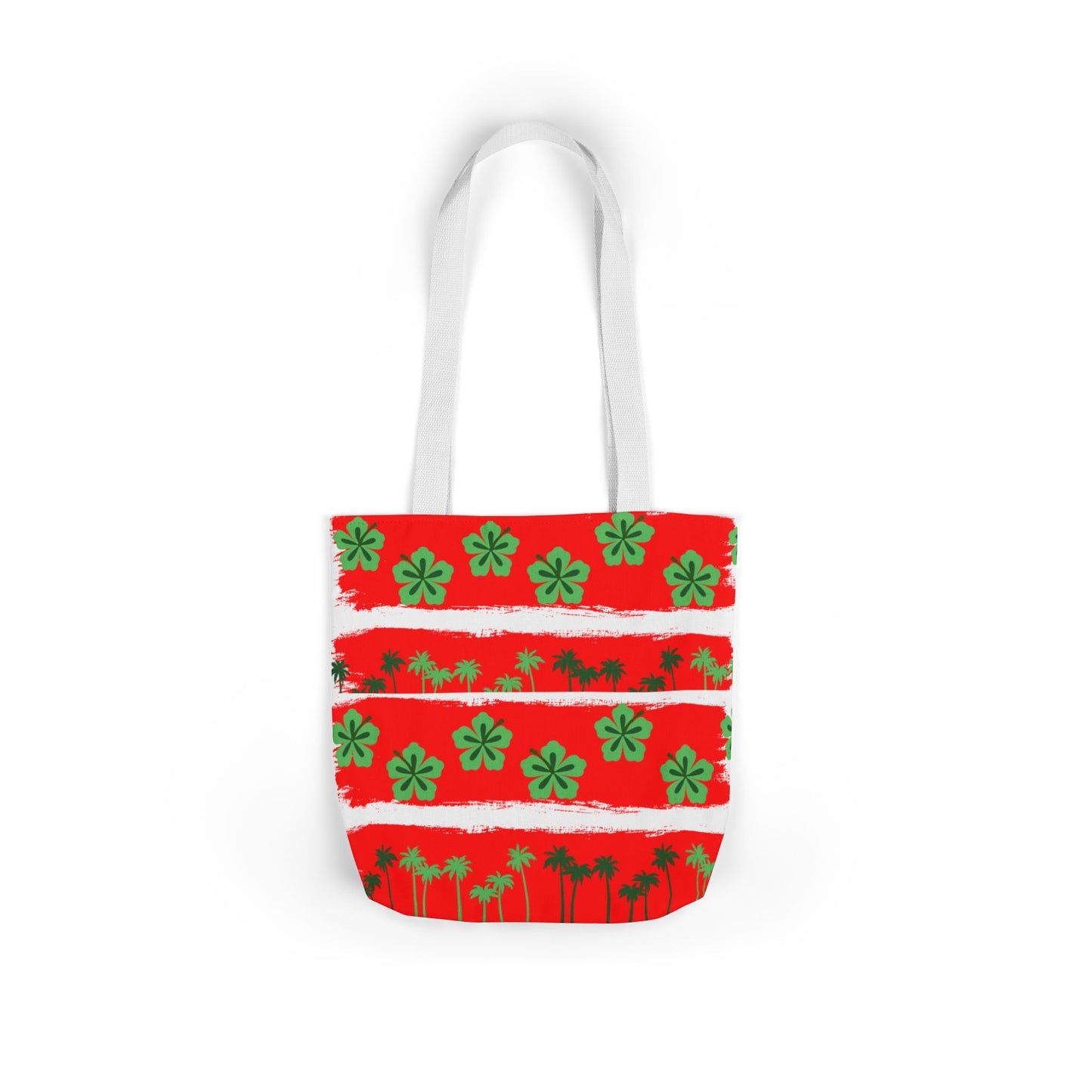 Tropical Delight: Red Hawaiian All-Over-Print Tote bag