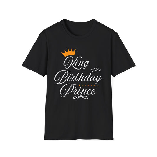 King of the Birthday Prince T-Shirt — Birthday King Shirt with Crown Graphic