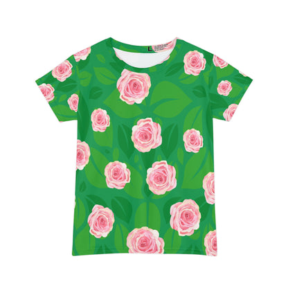 Rose Garden Delight: Women's Short Sleeve Shirt
