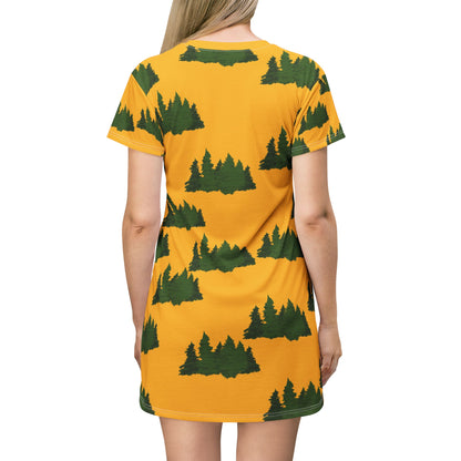 Pine Tree T-Shirt Dress