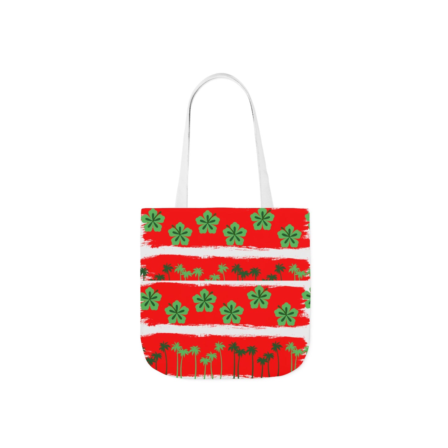 Tropical Delight: Red Hawaiian All-Over-Print Tote bag