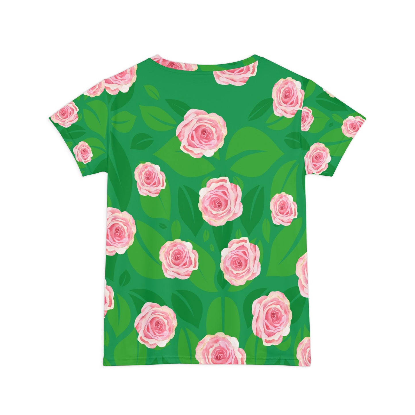 Rose Garden Delight: Women's Short Sleeve Shirt