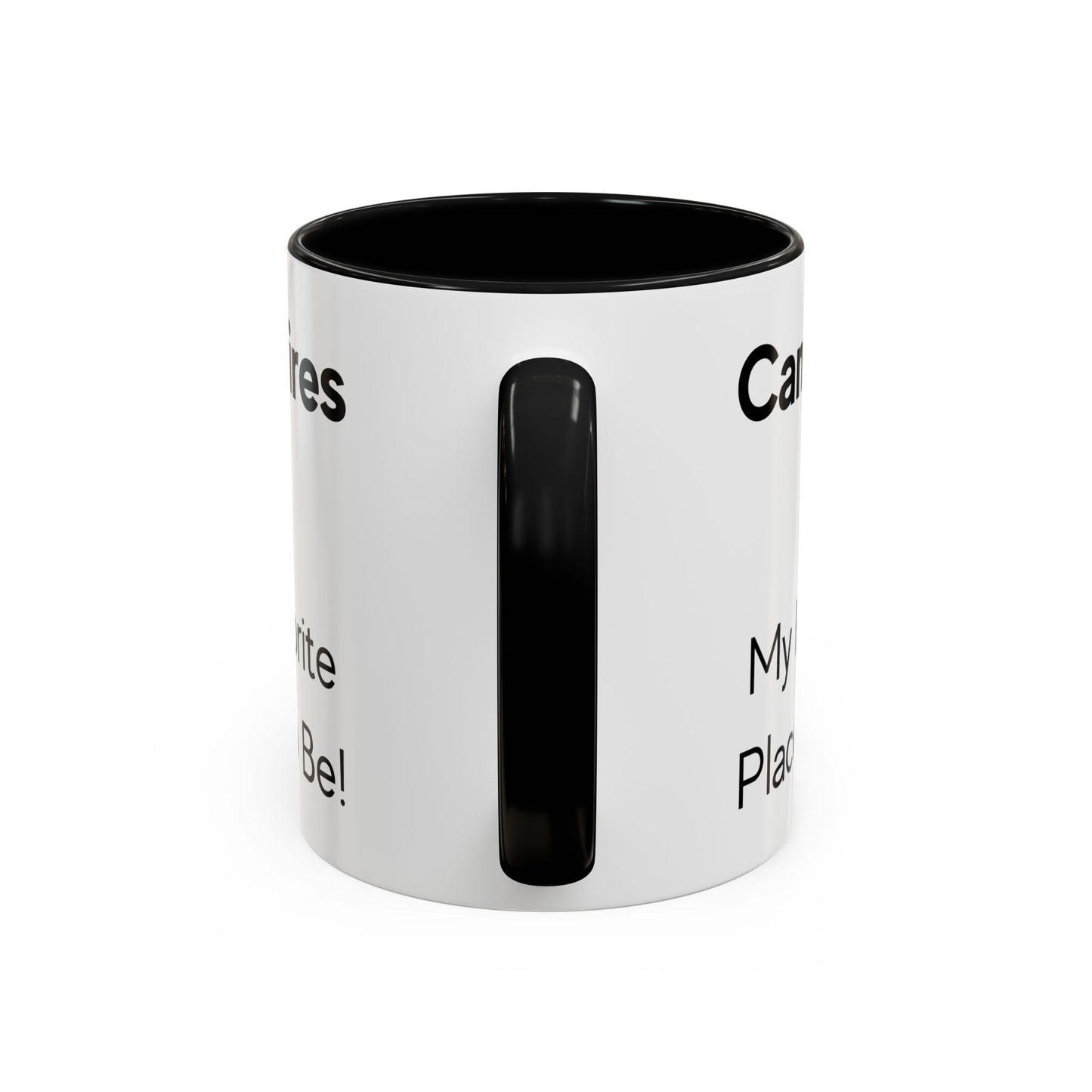 Campfires are My Favorite Place to Be Two-Tone Coffee Mug, 11oz