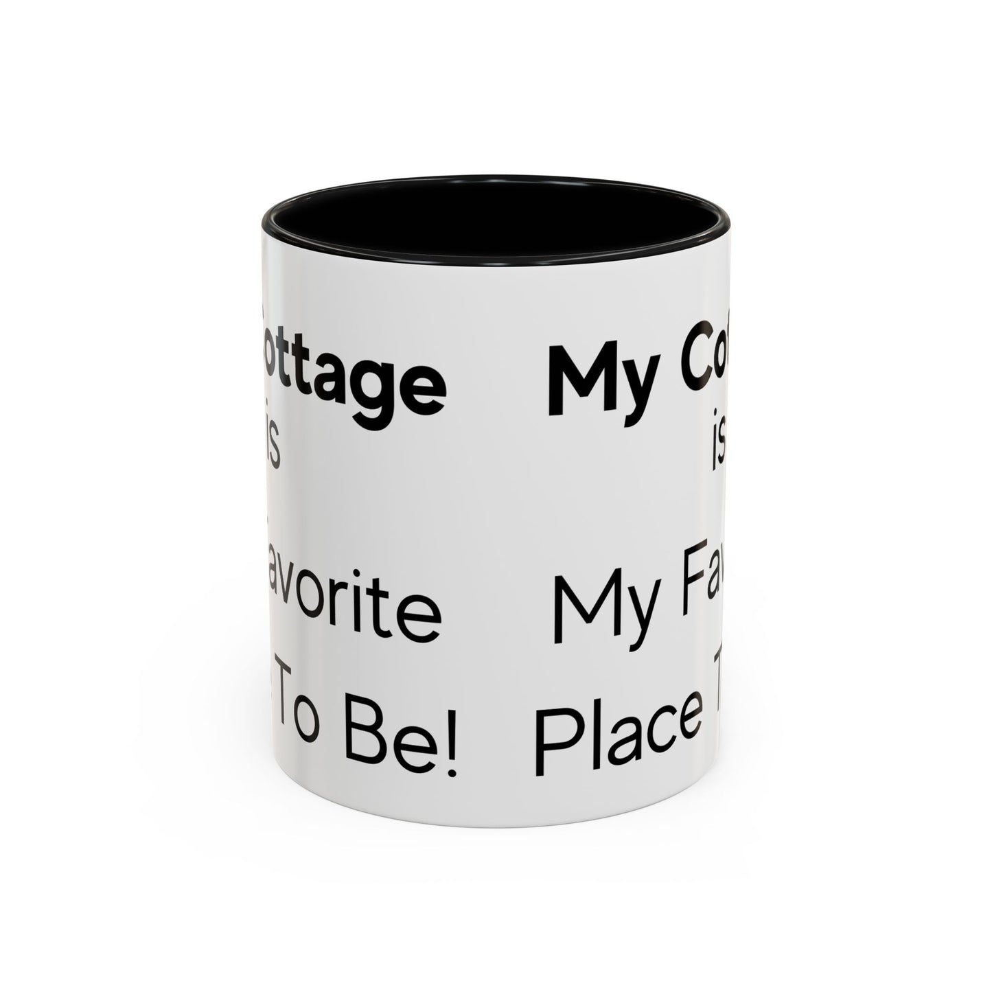 My cottage is My Favorite Place to Be Two-Tone Coffee Mug, 11oz