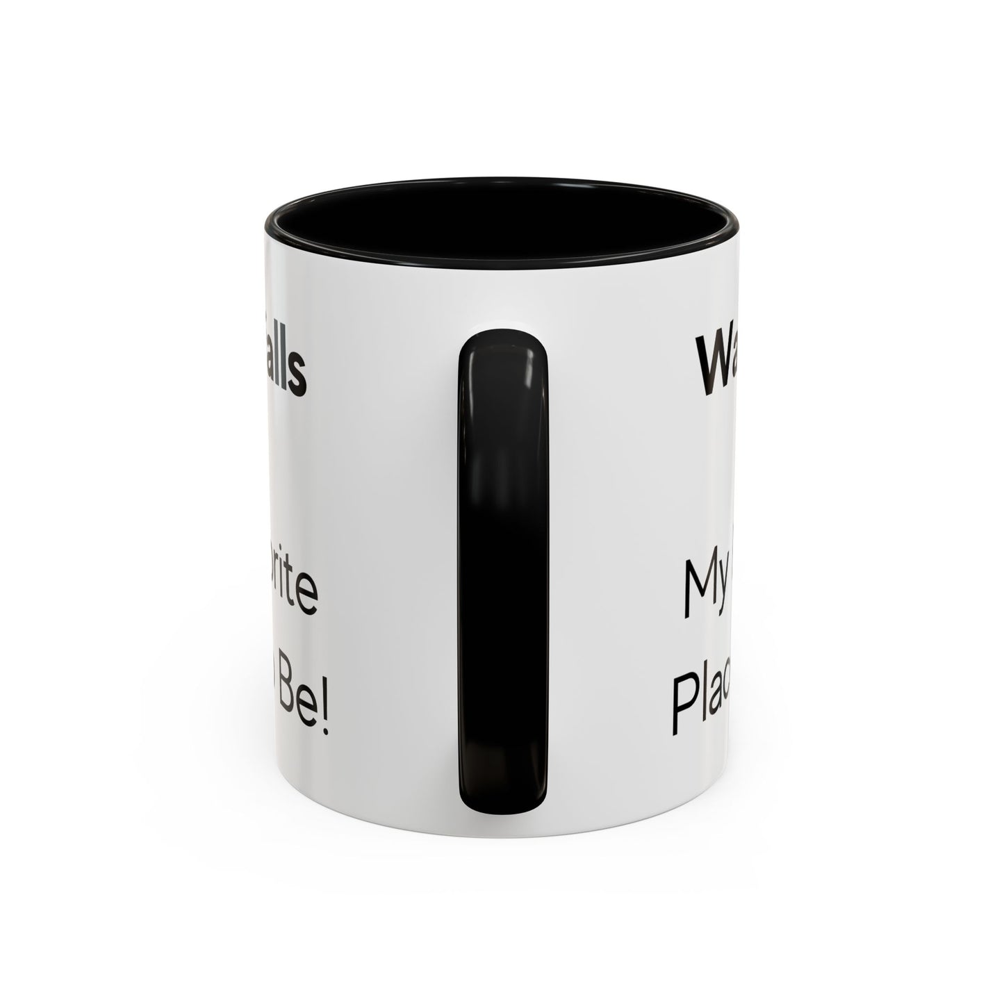 Waterfalls are My Favorite Place to Be Two-Tone Coffee Mug, 11oz