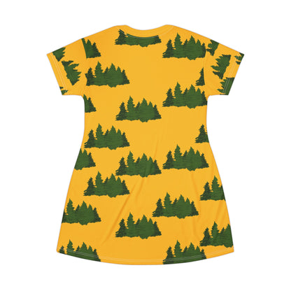 Pine Tree T-Shirt Dress