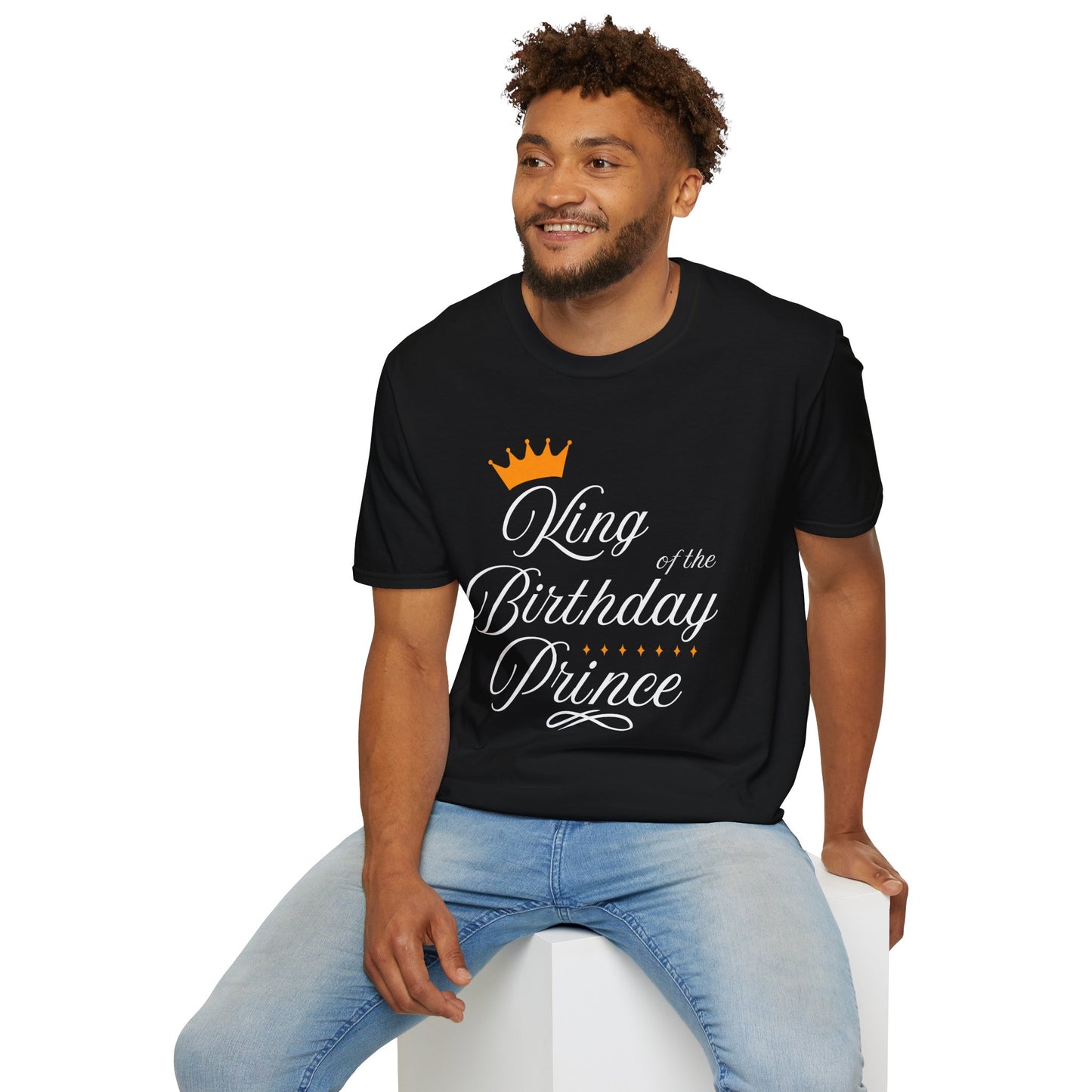 King of the Birthday Prince T-Shirt — Birthday King Shirt with Crown Graphic