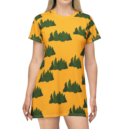 Pine Tree T-Shirt Dress
