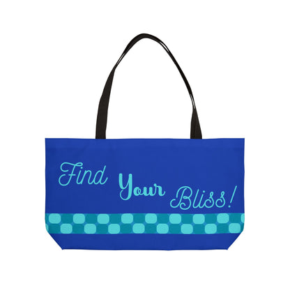 Blue Bliss Weekender Bag - Find Your Bliss and Travel in Style