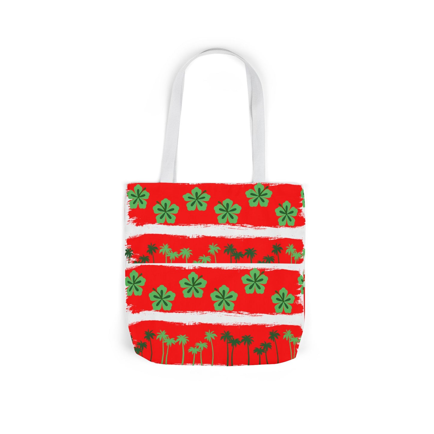 Tropical Delight: Red Hawaiian All-Over-Print Tote bag